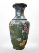 A Chinese cloisonné enamel vase, 20th century, height 23cm.