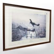 After Robert Taylor : Victory Salute, reproduction in colours,