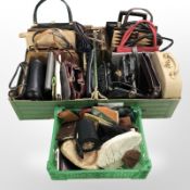 A large quantity of lady's leather handbags, purses, etc.