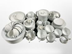 Approximately 90 pieces of Royal Copenhagen Fajance tea and dinner wares.