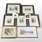 A group of limited edition George Skelton prints, signed in pencil,