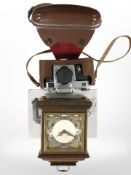 A reproduction miniature bracket timepiece by Garrard and Co.