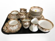 36 pieces of Royal Albert Crown china tea wares.