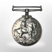 A First World War British War Medal, named to 59553 PTE. R.