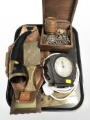 A Ferranti Art Deco electric Bakelite mantel timepiece, a Princess Mary Christmas tin 1914,