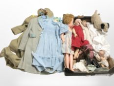 A group of antique and later dolls, including an Armand Marseile doll,