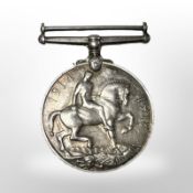 A First World War British War Medal, named to 8-3019 PTE. R. H.