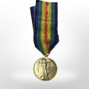 A First World War British Victory Medal, named to 282697 PNR. A. Bridger, Royal Engineers.