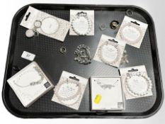 A group of costume jewellery items, to include: Muse necklaces, rose quartz bangles, bracelets,