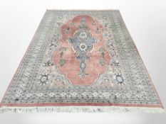 An Indian carpet of Saroukh design,