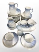 Approximately 54 pieces of Bing & Grøndahl tea china.