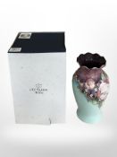 12 matching Old Tupton Ware pottery flared rim vases, height 19cm, all boxed.