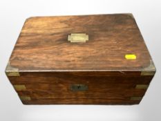 A Victorian walnut writing slope