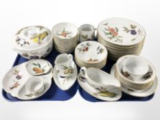 46 pieces of Royal Worcester Evesham dinner wares.