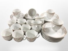 Approximately 43 pieces of Bavaria Winterling tea china.