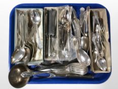 A large quantity of EPNS cutlery.