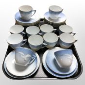 A Bing & Grøndahl 12 setting tea service decorated with seagulls.