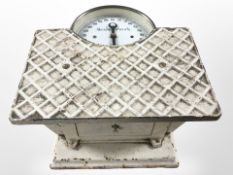 An Alexandra painted cast-iron scale, height 21cm.