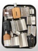 A group of hip flasks