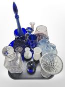 A group of Art Glass vases, paperweights,