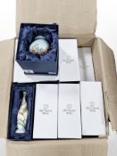 Thirty two matching Old Tupton Ware floral pottery vases, height 16cm, all boxed,