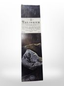 A bottle of Talisker single malt scotch whisky, 70cl, in carton.