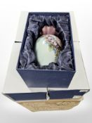 Sixteen matching Old Tupton Ware flared rim floral pottery vases, height 21cm, all boxed.