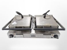 A Lincat stainless steel commercial griddle