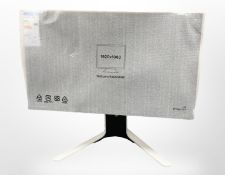 A DELL Alienware AW2720HF Monitor, with leads.