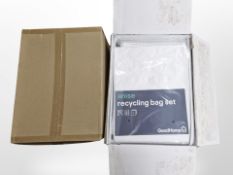 A large quantity of Goodhome recycling bags (7 boxes)