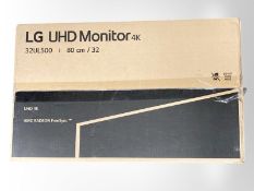 An LG UHD 4K 32