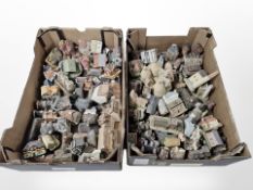 A large quantity of cottage ornaments including David Winter, Cameron Douglas, Mudlen End, etc.