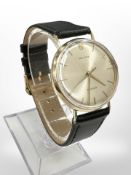 A gent's vintage 9ct gold Rolex Precision centre seconds wristwatch, with Rolex crown,