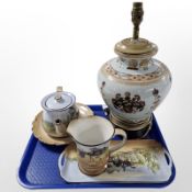 A Burleigh ware jug,