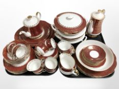 Approximately 55 pieces of Elizabethan Sovereign tea and dinner wares.