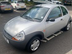 2001 Ford Ka three-door hatchback motor car, colour silver, 1299 cc, registration NG51 JZL, petrol,