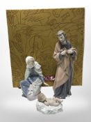 A Nao nativity group, with original box.