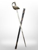 A George V 1897 pattern infantry officer's sword by Henry Wilkinson of Pall Mall, London,