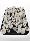 A collection of crested china including Goss,