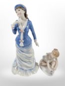 Two Royal Doulton figures, Sally HN3851 and Ballet Shoes HN3434.
