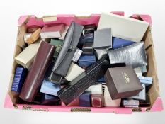 A large quantity of watch and jewellery boxes.