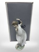A Lladró figure 6989 'Lily Symbol of Purity', with original box.