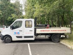 On instruction of High Court Enforcement - A Nissan NV400 double cab drop side van,