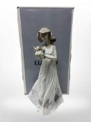 A Lladró figure 6777 'Butterfly Treasures', in original box.