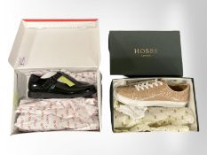 Two pairs of new shoes - Hobbs, size 8 and Kickers size 38.