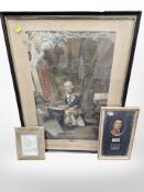 A 19th century colour lithograph 'Nelson's Last Prayer',