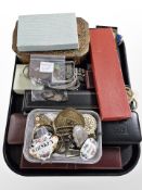 A quantity of jewellery and other trinkets, including three pieces of scrap gold, Filigree items,