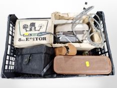 A Prinz projector, Elektra 8mm editor,