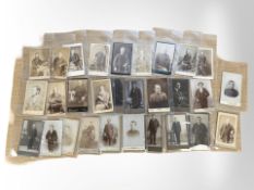 An interesting collection of twenty-nine mostly German portrait photographs, each approximately 10.
