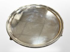 An Elizabeth II silver waiter, Reid & Sons, London 2002, diameter 17.5cm.